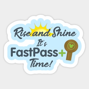 It's FastPass Time Sticker